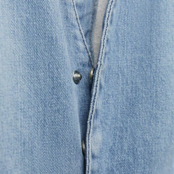 ZARA DENIM HALTER NECK JUMPSUIT - Picture 6 of 7